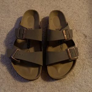 NWOT! Cute Birkenstocks! I didn’t realize I bought to pairs! Will take offers!